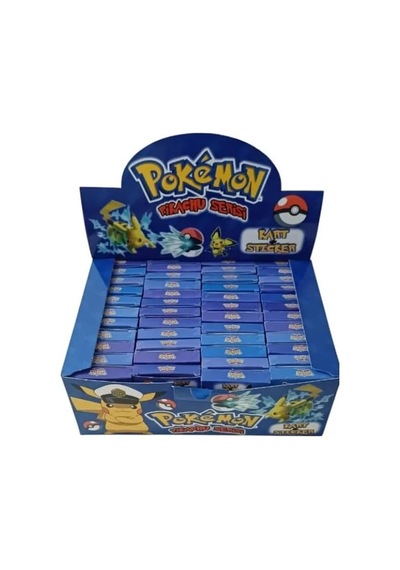 Pokémon Pikachu Serisi Kart Sticker, 48 Kutu Oyun Kart, Koleksiyon Paketi, Çocuklar İçin
