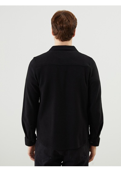 Lcwaıkıkı Classic Siyah Slim Fit Uzun Kollu Erkek Gömlek