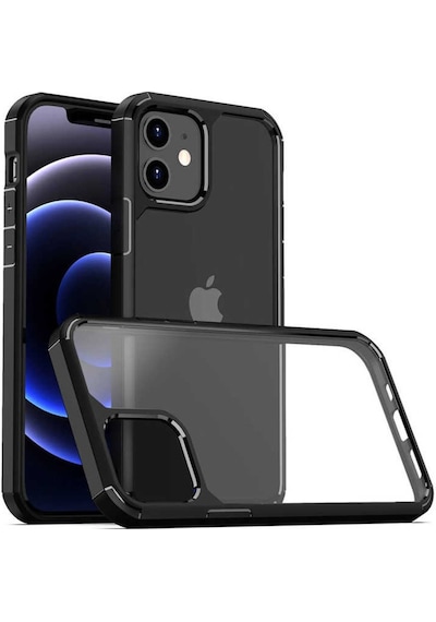 Apple Uyumlu iPhone 11 Kılıf Zore Roll Kenarları Renkli Şeffaf Kılıf