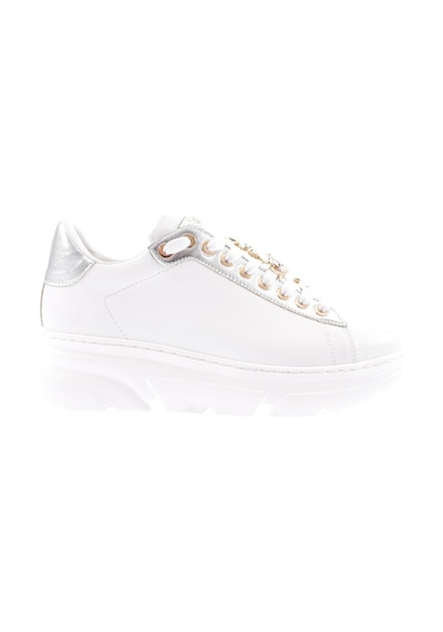 Dgn Es852-23y Kadin Kalin Taban Ari Tokali Sneakers Ayakkabi ES852-2007-R0198 Beyaz
