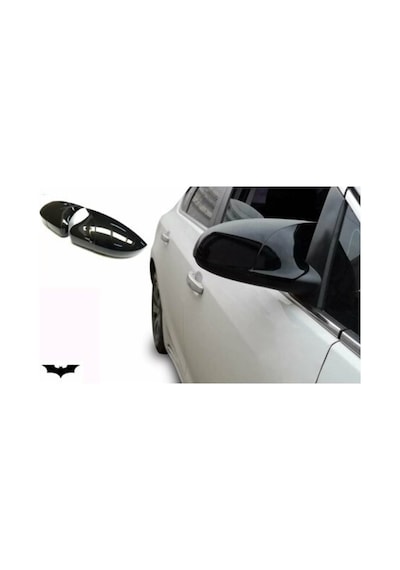 Fıat 500l 14-18 Yarasa Batman Ayna Kapağı Piano Black