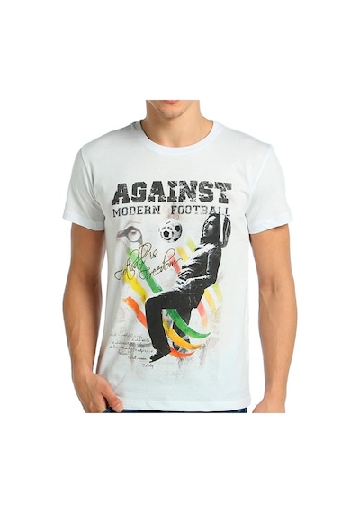 Bant Giyim - Bob Marley Beyaz Erkek T-Shirt Tişört
