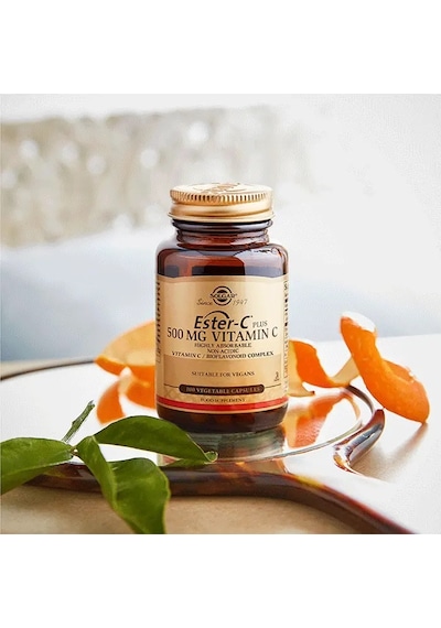 Solgar Ester-C 500 MG Takviye Edici Gıda 100 Kapsül 3 Adet