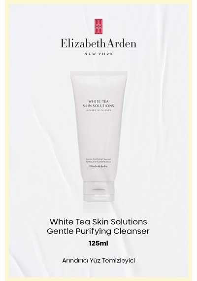 Elizabeth Arden White Tea Skin Solutions Gentle Purifying Cleanser Nazik Arındırıcı Yüz Temizleme Jeli 125 ML﻿﻿