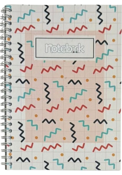 A5 Spiralli Shapes Defter 40 Yaprak 3'lü Tamamı Çizgisiz