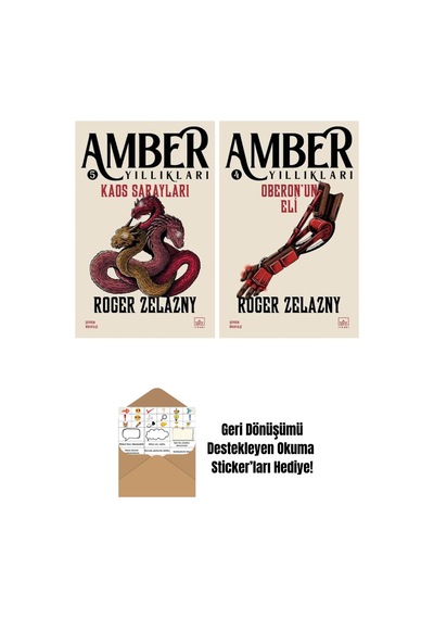 Kaos Sarayları Amber Yıllıkları 5 + Oberon Un Eli Amber Yıllıkları 4