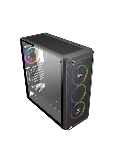 Gamers Arena Vento VG16AL Rgb E-Atx Oyuncu Bilgisayar Kasa Siyah
