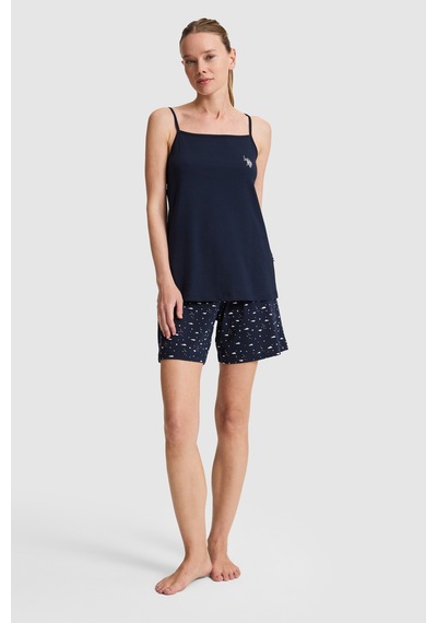U.s. Polo Assn. Kadın Lacivert Pijama Takım 50326523-vr033