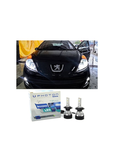 Peugeot 207 Kısa Far Ampulü H7 Access Yeni Seri Beyaz 2009-2015