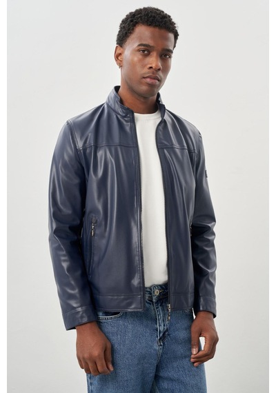 İmza Koyu Lacivert Suni Deri Hakim Yaka Düz Yırtmaçsız Tam Astar Slim Fit Casual Deri Mont 1038245151 Koyu Lacivert İmza Koyu Lacivert Suni Deri Hakim Yaka Düz Yırtmaçsız Tam Astar Slim Fit Casual Deri Mont 1038245151 Koyu Lacivert