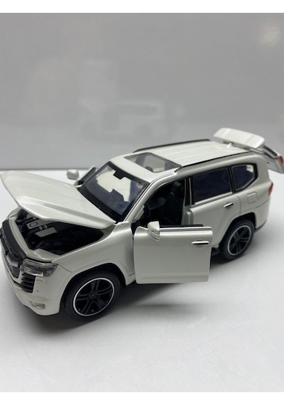 Diecast, Jip Metal Model Araç Oyuncak Araba Toyota Jeep Land Cruıser Çek Bırak 15 Cm Diğer