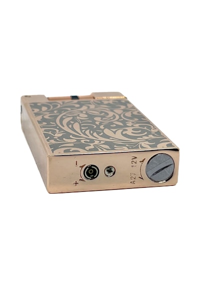 Zenit Rose Gold & Gri Floral Desenli Pürmüz Alevli Özel Seri Çakmak Rose