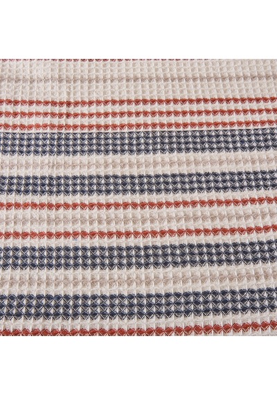 Soft Radiant Çift Kişilik Pike - Ekru / Lacivert - 200x230 Cm Renkli