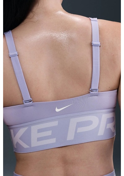 Nike Pro Indy Plunge-support Bra Kadın Spor Bra Lila