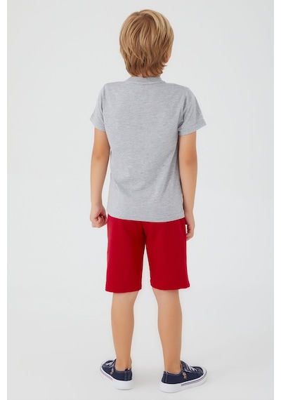 U.S. Polo Assn Written Grimelanj Erkek Çocuk Bermuda Takım Gri U.S. Polo Assn Written Grimelanj Erkek Çocuk Bermuda Takım Gri
