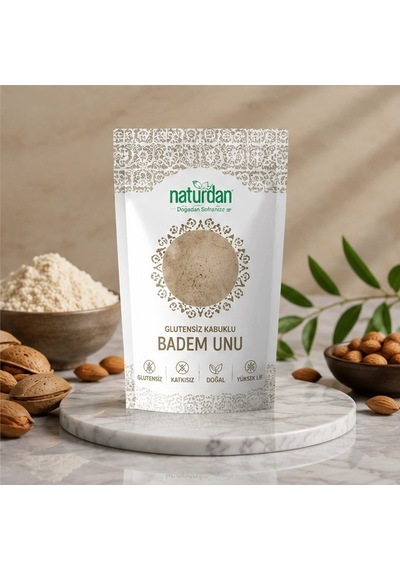 Glutensiz Kabuklu Badem Unu - 3 Kg