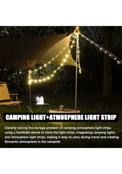 10 Metre Led Kamp Lambası Bej