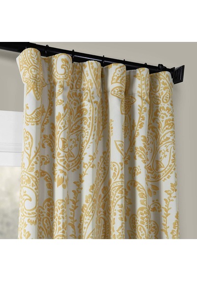 Boch-kc16072c-108 Karartma Perdesi 1 Panel , 50 X 108, Çay Zamanı Sarı Altın