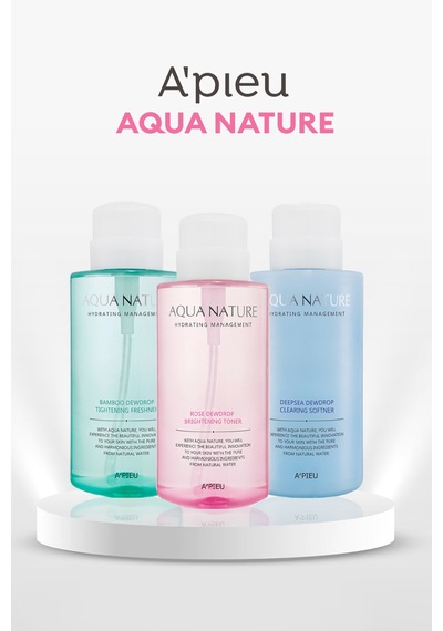 Missha A'PIEU Aqua Nature Rose Dewdrop Brightening Toner Aydınlatıcı ve Nemlendirici Tonik 500 ML