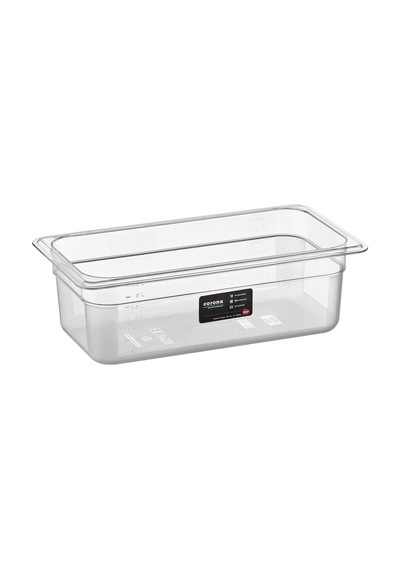 1/3 Dikdörtgen Pc Gastronom Küvet Gövde 325x176x100 çok renkli