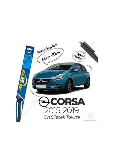 Opel Corsa E Muz Silecek Takımı (2014-2019) RBW