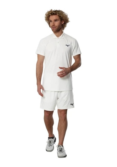 Mizuno Stargazer Polo Erkek Tişört Beyaz Çok Renkli