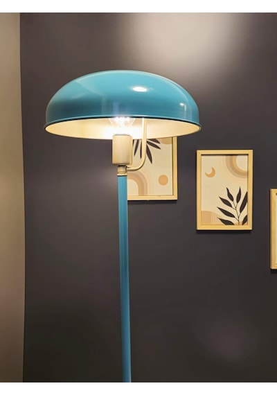 Luzarana Venus Turkuaz Lambader Hareketli Başlık Modern Dekoratif Meta... Eskitme