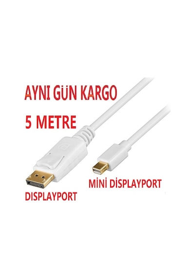 Mini Displayport To Displayport Kablosu Mac 5 Metre 4320A