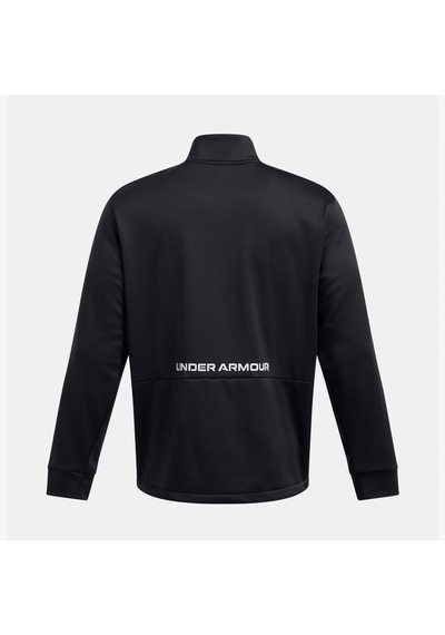 Under Armour Fleece Half Zipped Erkek Siyah Günlük Ceket 1385847 Siyah