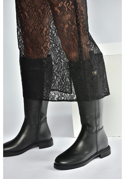 Fox Shoes V973000809 Siyah Klasik Kadın Çizme Siyah