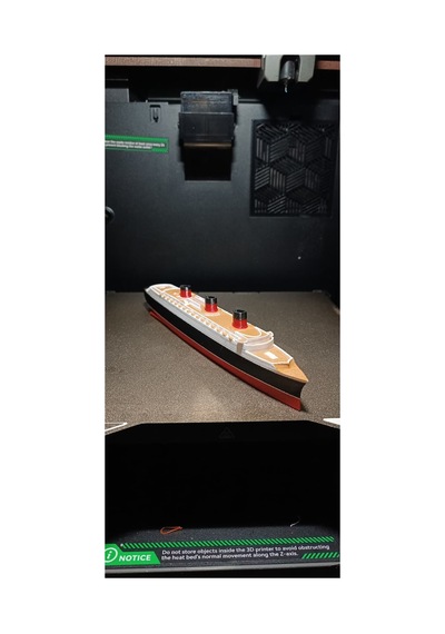 Ss Normandie Transatlantik Gemi Maketi 3d Baskı Dekoratif Koleksiyonluk Model