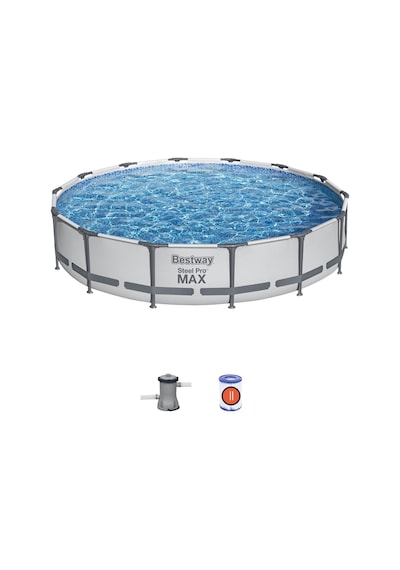Bestway 56595 Steel Pro Max Prefabrik Yer Üstü Havuz Seti 4,27 M X 84 Cm