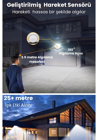 Technosmart Solar 220 Led 5m Kablolu, Ip65, Kumandalı, 3 Modlu, Güneş Enerjili Bahçe Aydınlatma Beyaz