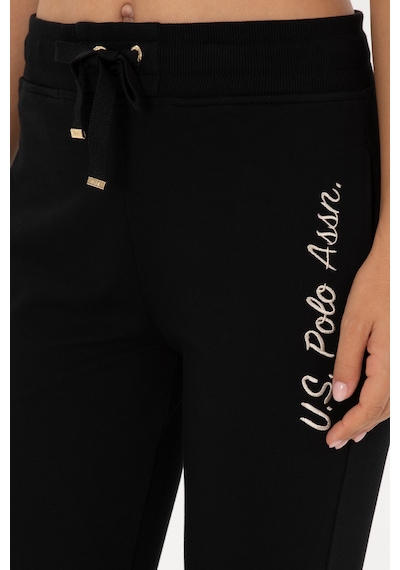 U.S. Polo Assn. Kadın Siyah Jogger Eşofman Altı 50314364-VR046