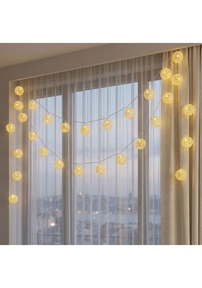 2 Metre 10 Lu Top Led Işık - Pilli Gün Işığı Dekoratif Aydınlatma Hmngoxxtptprp Diğer