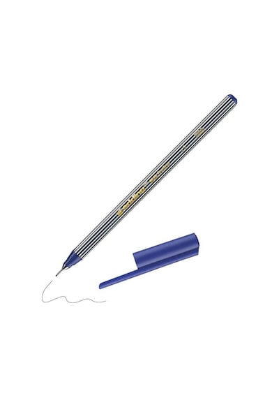 Edding 55 - Fineliner - Mavi - 1 Kalem - 0,3 Mm Uç