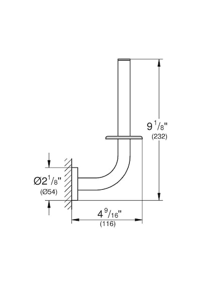 Grohe Tuvalet Kağıtlık Yedek Essentials Brushed Hard Graphite - 40385al1 Diğer