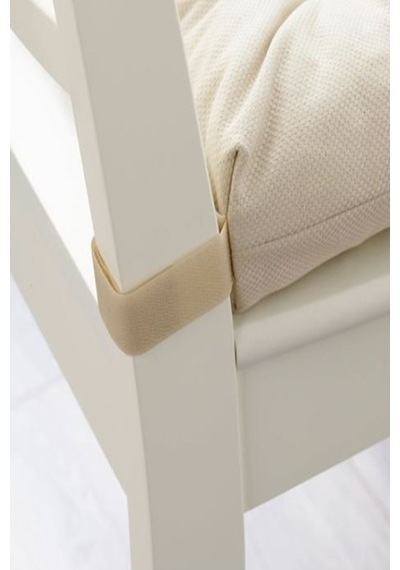 Malında Sandalye Minderi Ekru 4 Adet 40/35x38x7 Cm