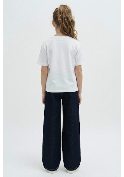Defacto Wide Leg Geniş Paça Jean Pantolon Kız Çocuk G6966A826SP