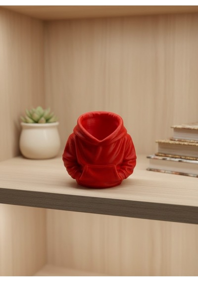 Hoodie Kalemlik Kırmızı