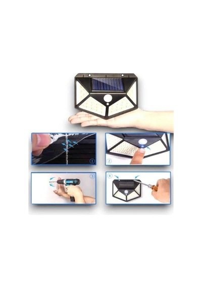 Depomıx Sensörlü Güneş Enerjili Duvar Lambası 60357444