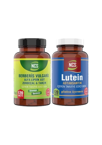 Ncs Berberis Vulgaris 120 Tablet + Ncs Lutein 120 Tablet
