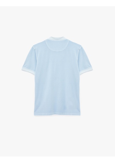 Koton Regular Fit Nakışlı Kısa Kollu Pamuklu Polo Yaka Tişört Mavi 5sam10156mk