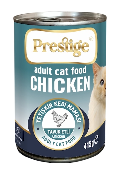Prestıge Sos İçerisinde Parça Tavuk Etli Yetişkin Kedi Maması 415 G X 24 Adet