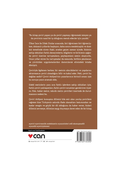 Can Yayınları - Çeviri Atölyesi - 9789750735394 9789750735394