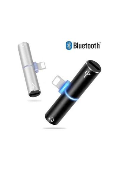 Apple Uyumlu iPhone Bluetoothlu Kulaklık Dönüştürücü Lighting & Aux 3.5Mm