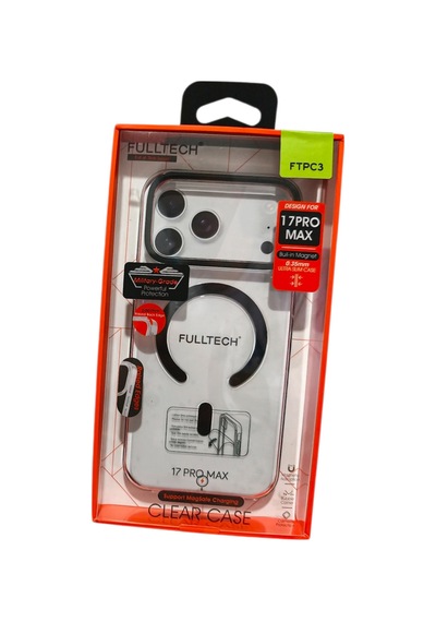 Apple iPhone 17 Pro Max Uyumlu Ftpc3 Magsafe Şarj Destekli Şeffaf Kılıf