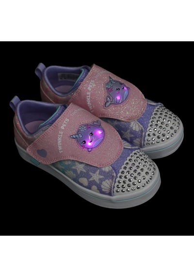 Skechers Twi-lites-twinkle Pets Kids Light Sneaker Cırt Cırtlı Işıklı Sesli Çocuk Ayakkabısı Pembe Skechers Twi-lites-twinkle Pets Kids Light Sneaker Cırt Cırtlı Işıklı Sesli Çocuk Ayakkabısı Pembe