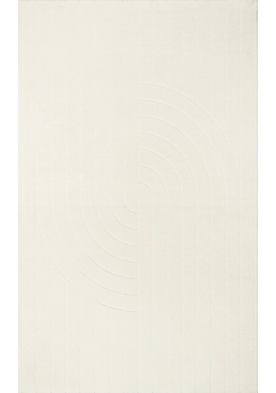 Eko Halı Missori Msr 01 White Modern Makina Halısı Beyaz