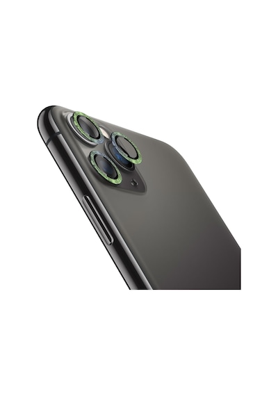 Binano Apple Uyumlu iPhone 11 Pro Max Diamond Kamera Koruyucu Karışık Yeşil
